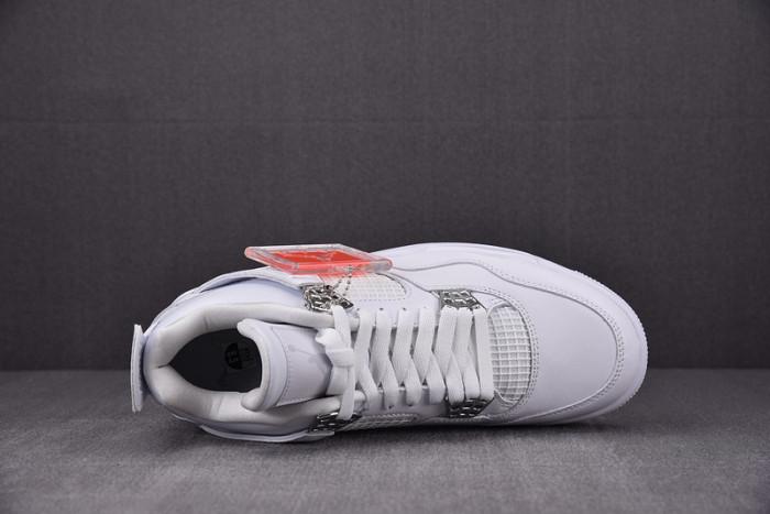 AIR JORDAN 4 RETRO “PURE MONEY” WHITE MENS 308497-100